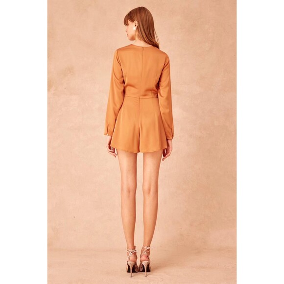 NWT 💛 Keepsake The Label Draped Long-Sleeve Playsuit - Size XS - Picture 5 of 5
